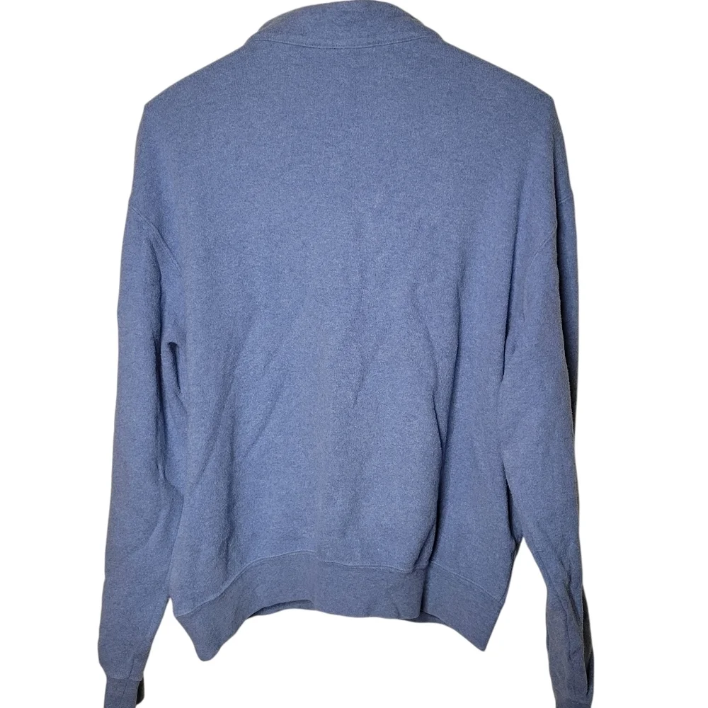 Vintage Peter Millar Blue Half Zip Cotton Sweater